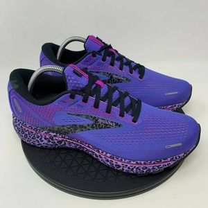 Brooks Ghost 14 Running Shoes Womens Size 11 Sneakers Wild Run Cactus Cheetah